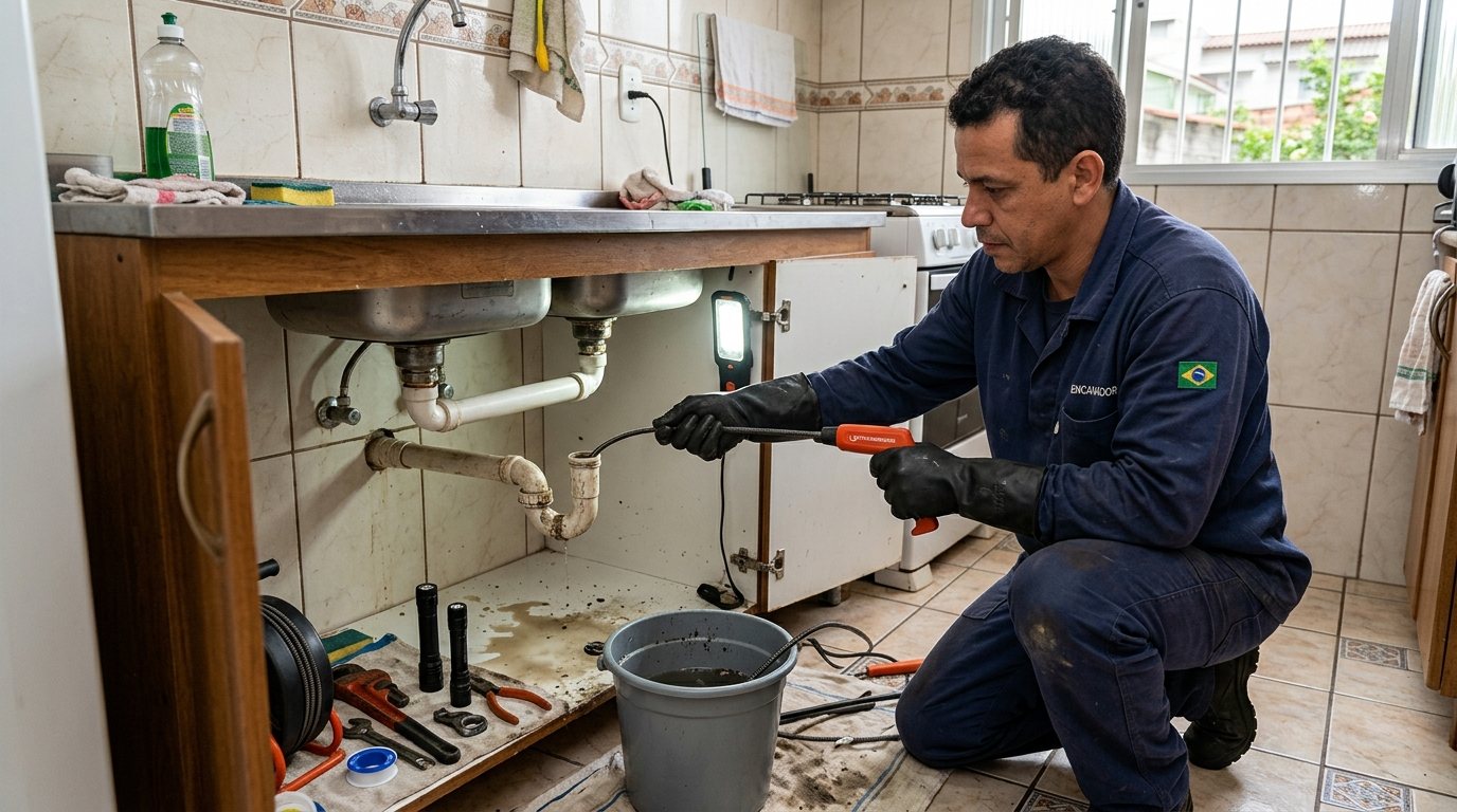 Instalação hidráulica em Mogi das Cruzes-SP